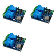 3X DC7-28/5V Power Supply WIFI  2-Channel 30A Relay Module Development Board ESP32 Secondary Development