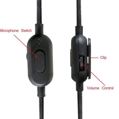 Cabo de reposição para Logitech G433/233/g Pro/g Pro X, HyperX Cloud Alpha, Xbox One 1