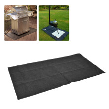 Camping BBQ Floor Mat 71.7x35.8in Flame Retardant Oil Pad Outdoor Use