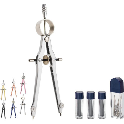 Professional compass for geometry, Additional plumb line, Metal compass, Compass, Compass drawing tool, Drawing compass, Drawing compass, Compass