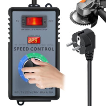 Contrôleur de vitesse pour moteur 220 V, régulateur de vitesse 4000 W, régulateur de tension SCR, régulateur de tension moteur pour moteur léger,