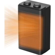 Ventilatorkachels,Draagbare PTC-keramische verwarming met draaifunctie,1500W, oververhittingsbeveiliging en drietrapsregeling