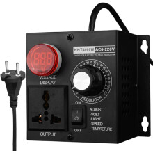 Contrôleur de vitesse pour moteurs 220 V CA 10 A 4000 W, régulateur de moteur DC-51, régulateur de vitesse, régulateur de tension, contrôleur de