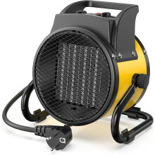 2000W Fan Heater - Fast Heating & Energy Saving - Industrial Electric Radiator - Adjustable Angle & Thermostat - Ideal for Home, Workshop and Construc
