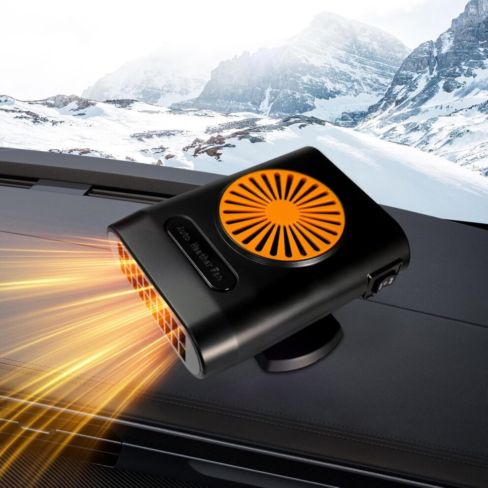 Car Heater, 12V 200W Car Heater, Portable Car Heater And Defroster With 2-In-1 Heating And Rapid Cooling Function For Car Defrosting 4027070120946