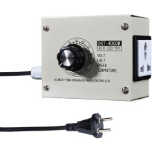 Régulateur de tension ajustable 4000 W SCR, vitesse réglable en fonction de la température, courroie à vitesse variable en continu, prise UE