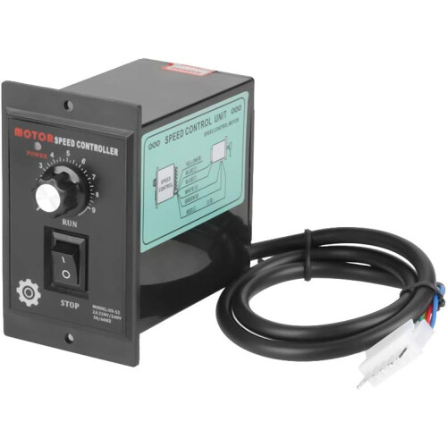 400W AC 220V Motor Inverter Vector Pinpoint Frequency Inverter Speed Regulator Controller for Packaging