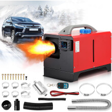 Draagbare dieselverwarming van 8 kW, 5 liter, 12V/24V DC, met afstandsbediening en lcd-display. Dieselluchtverwarmer voor auto's, kamperen en cam
