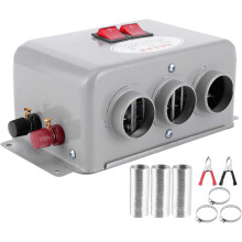 Autokachel, 12V 400W tot 600W, 3 luchtuitgangen, schakelaar met twee standen, compacte autokachel, snelle opwarming, winterverwarming, vorstbevei