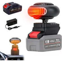 Batterijgevoede hulpverwarming, draagbare autoverwarming, draadloze hulpverwarming, snelle verwarming, ontdooiing, ontwaseming, voor camper, SUV