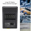LCD-thermometer, digitale thermometer met type K thermokoppel sensor, LCD-thermometer 4