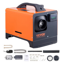 Draagbare alles-in-één dieselkachel 12V 5-8kW Diesel luchtverwarmer 0,16-0,52 l/u 8-36 Instelbaar 15-20 m² LCD-bedieningspaneel met afstandsbedi
