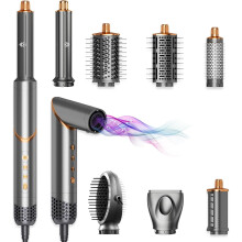 8-in-1 Wrap Air Hairdryer & Blow Dryer Brush - 110,000 RPM, High-Speed Ionic Hot Air Blow Dryer for Fast Drying, Volume and Curling, Multi-Style Tool