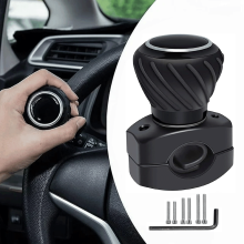 Stuurwielknop, universele stuurwielassistent voor auto's. Draaiknop geschikt voor stuurwielen van auto's, vrachtwagens, heftrucks en tractoren.