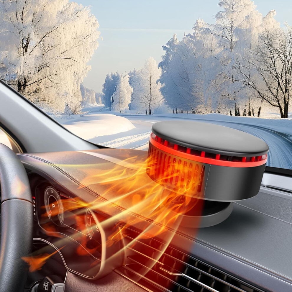Car Heater, Windshield Defroster And Defogger, 12V Car Heaters For Vehicles, Portable Car Defroster/Defrosting Device That Plugs Into A Cigarette Ligh 4027070120984