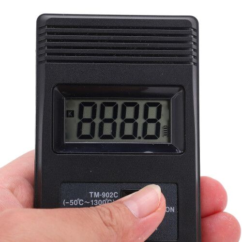 LCD-thermometer, digitale thermometer met type K thermokoppel sensor, LCD-thermometer 1
