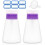 Acetone pump dispenser, lockable alcohol dispenser bottle, one-touch pump dispenser bottle, 2-pack 180ml empty bottle 1