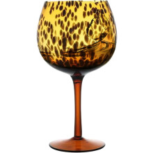 Red Wine Glasses | 61 cl Leopard Print Cups - Wine Tumblers - For Birthday Parties, Christmas, Weddings, Whiskey, Kitchen, Bar, Thanksgiving