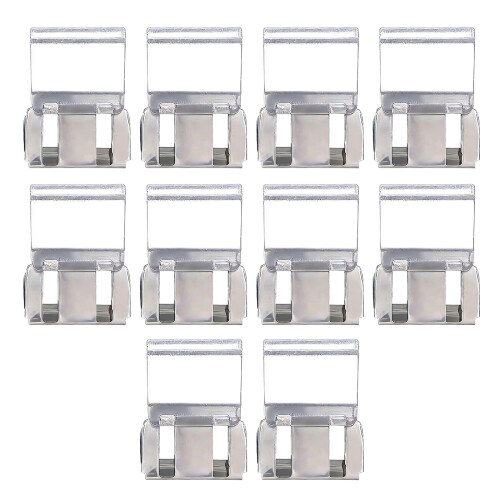 10 Stück unsichtbare Acryl-Hosenkürzer-Verschlüsse,
