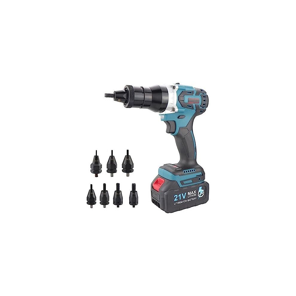 Cordless Electric Rivet Set Â Automatic Riveter For M3 M4 M5 M6 M8 M10 M12 Nuts Â Portable Blind Riveting Tool 4027070122063