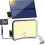 200 LED Outdoor Solar Light with Motion Sensor - 4 Modes, Remote Control, Solar Panel Floodlight for Garden - Warm White 1