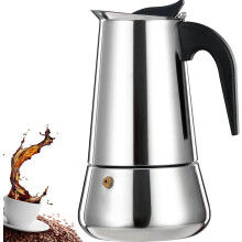 Roestvrijstalen kookplaat voor espressomachine, mokapot, espressomachine, percolator, Italiaanse koffiemaker, mokka koffiemachine, klassieke koff