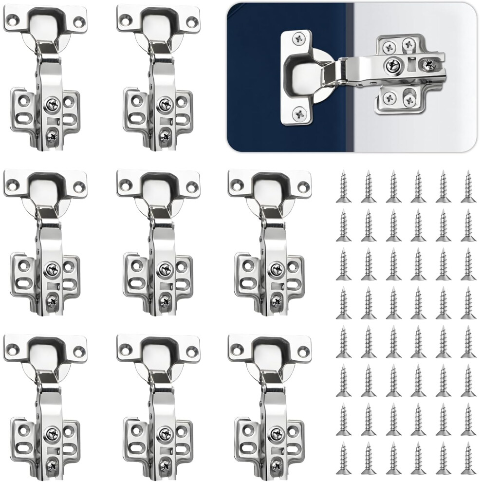 Cabinet Door Hinges - Kitchen Door Hinges With Soft Close 35Mm - Kitchen Door Hinge - Furniture Hinge - For Wardrobes, Dressing Rooms And Modern Kitch 4027070125545