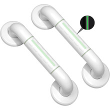 Set van 2 badkamerhandgrepen van roestvrij staal 304 met antisliphandgreep - fluorescerende handgreep 30 cm,voor badkuip, toilet, badkamer, trapl
