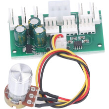 Contrôleur de vitesse pour ventilateurs PC, interface universelle 12 V 4/3 broches, régulateur PWM, 8 canaux, réglage de 0 à 99,99 %, pilote de v