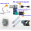 PC USB Fan Speed Controller DC 5V Mini USB Fan Speed Controller DC 5V-12V to 2.5~7.5V USB with Speed Switch 4