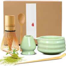 5-delige matcha-gardeset, geschikt voor het bereiden van matcha-thee thuis, op kantoor en in theesalons.