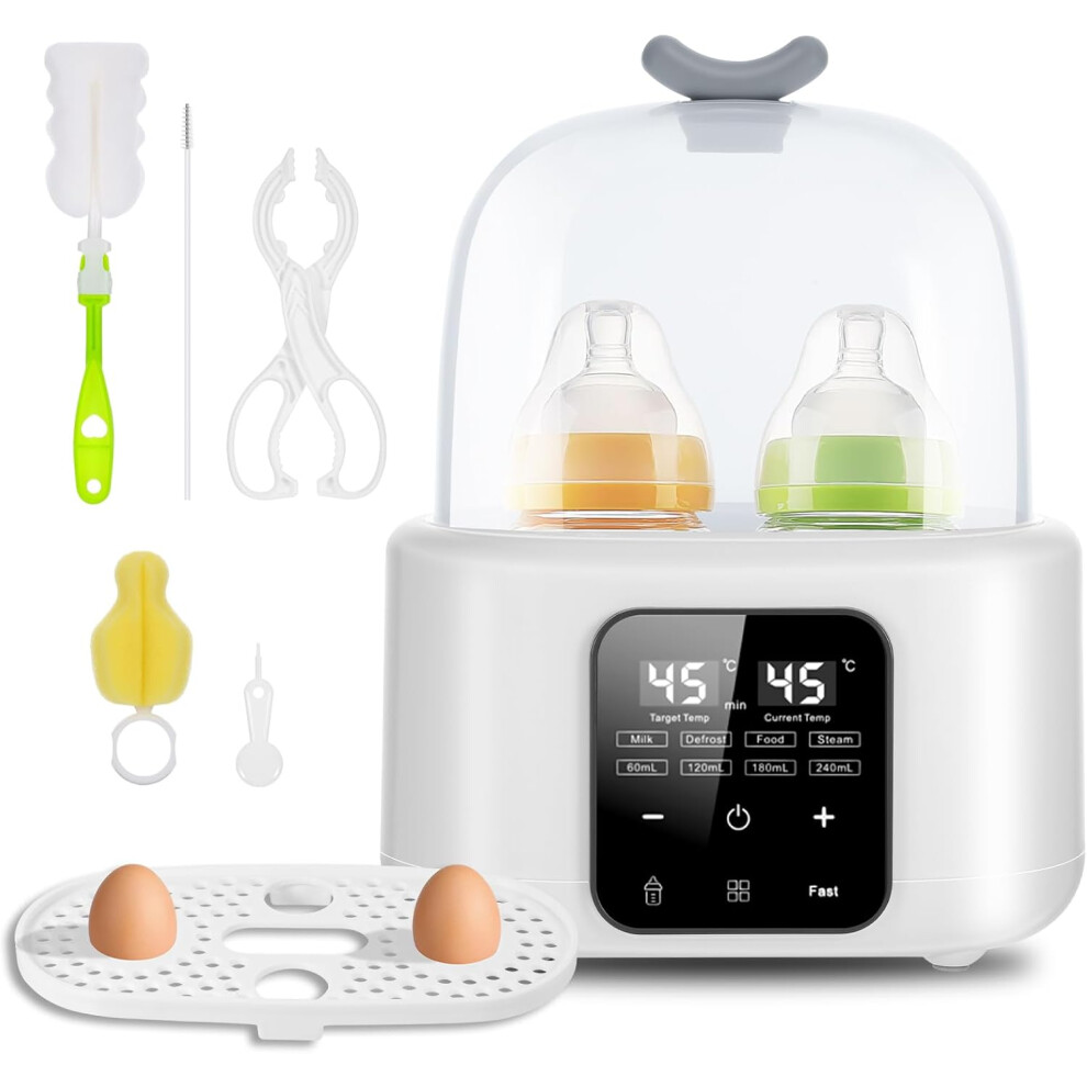 6-In-1 Baby Bottle Warmer With Temperature Control, Heats Breast Milk And Formula In Minutes, Milk Warmer With Digital Lcd Display Shenzhenshiwusongmaoyiyouxiangongsi