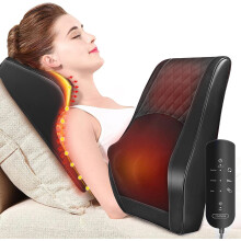 Cervical Massager with Heating Pad, Back and Neck Massage, Relieves Muscle Pain in Neck, Shoulders, Back, Legs and Feet, Ideal Gift for Men, Mothers,