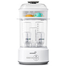 Baby Bottle Sterilizer with Drying Function, Compact Electric Steam Sterilizer for Baby Bottles, Teats, and Breast Pump Parts