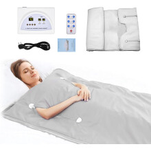 650W Oxford Infrared Sauna Blanket with Zippers, Far Infrared (FIR) Steam Blanket with Remote Control for Sweating, Relaxation, Detox