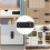 PCS Lockable Security Hasp, 4 Inch Combination Lock for Cabinet with Screws, Door Latch with Code Lock - 3-Digit Password 5