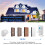 Wireless PIR motion sensor security detector alarm buzzer, welcome buzzer, mailbox alert, motion sensor buzzer with night light 4