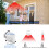 Wireless PIR motion sensor security detector alarm buzzer, welcome buzzer, mailbox alert, motion sensor buzzer with night light 5
