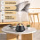 Elektrische etherische olie diffuser, ultrasone etherische olie diffuser - aromatherapie, stille diffuser van 25 dB met LED-verlichting, afstands 2