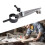 Wing divider, adjustable lockable spring-loaded divider bracket with pen holder, for woodworking and leather drawing 4