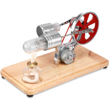 Stirlingmotor bouwpakket, mini hetelucht stoommachine modelbouwsets, wetenschapskits voor schoolonderwijs