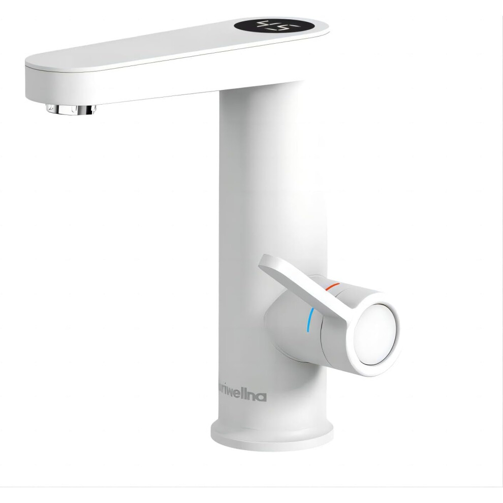 Hot Water Faucet For Bathroom, 220V Electric Water Heater Faucet With Digital Display, Instant Hot Water Faucet, Fast Heating Sink Faucet 4027070130006