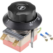 NC 250V 16A 50-300C Temperatuurregelschakelaar Capillaire Thermostaat voor Oven, Koelkast, Verwarming, 0,7 m, met 2 schroeven en 2 krimpklemmen