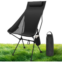 Portable Folding Camping Chair, Small Ultralight Folding Chair for Adults, Ultralight Beach Chair with Carry Bag, Mini Outdoor Folding Camping Chair,