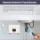 Mini chauffe-eau instantané électrique, chauffe-eau instantané, petit chauffe-eau instantané avec affichage LED de la température, chauffe-eau de 2