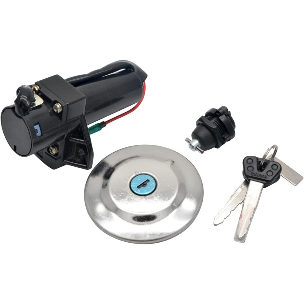 Replacement Ignition Switch Throttle Cap Seat Lock Key For Yamaha Ybr125 Ybr 125 2007-2014 4027070134066