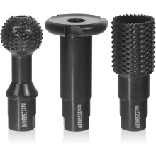 Angle Grinder Wood Carving Disc Attachment, 3PCS Sphere Rotary Burr Ball Set M14, Cutting and Sanding Tools, Shaping Disc for Woodworking, for 115/125