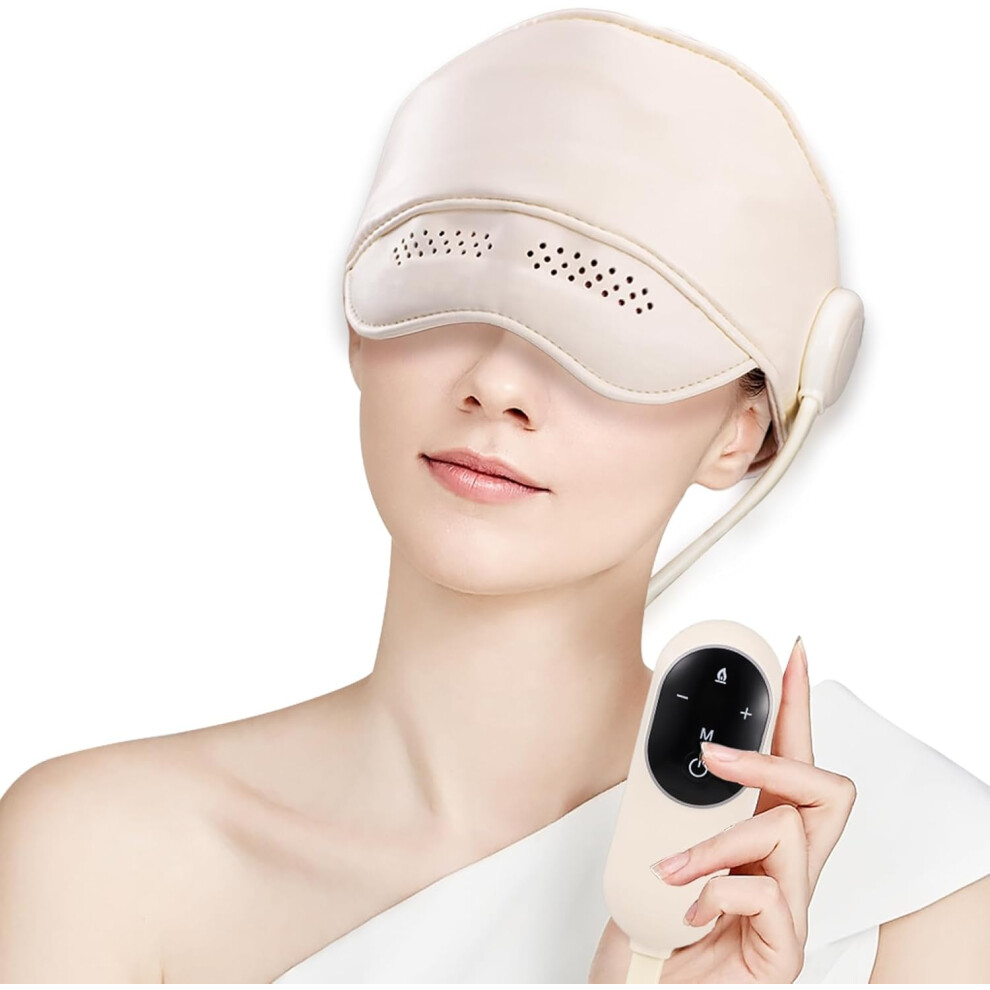 Shenzhenshiwusongmaoyiyouxiangongsi Compress The Head Massager And Eye Warmer; The Electric Migraine Relief Plug Massager Helps With 4 Compression Modes And 3 Heating Settings.