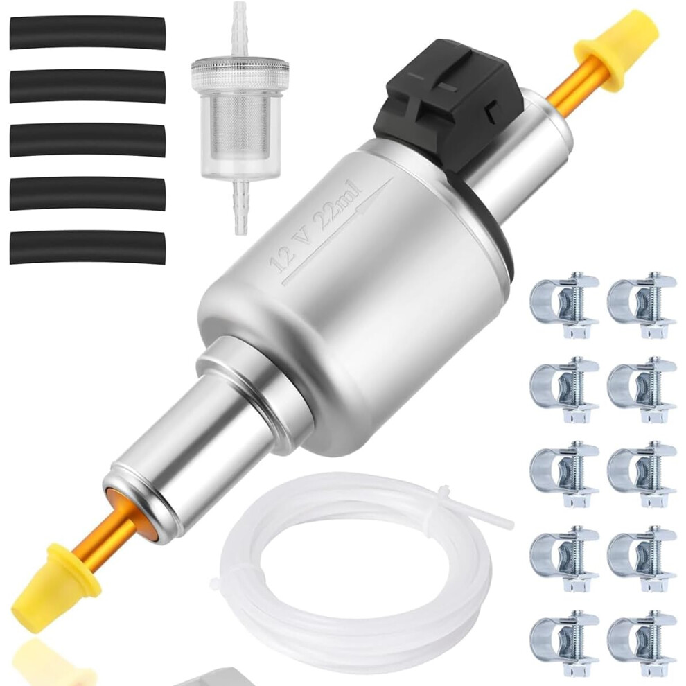 12V 22Ml Oil Fuel Pump Kit For 2Kw 3Kw 4Kw 5Kw 8Kw Car Diesel Air Heater For Eberspacher D2 D4 D5 Parking Heater, Airtronic Pump Replacement Parts 4027070132826