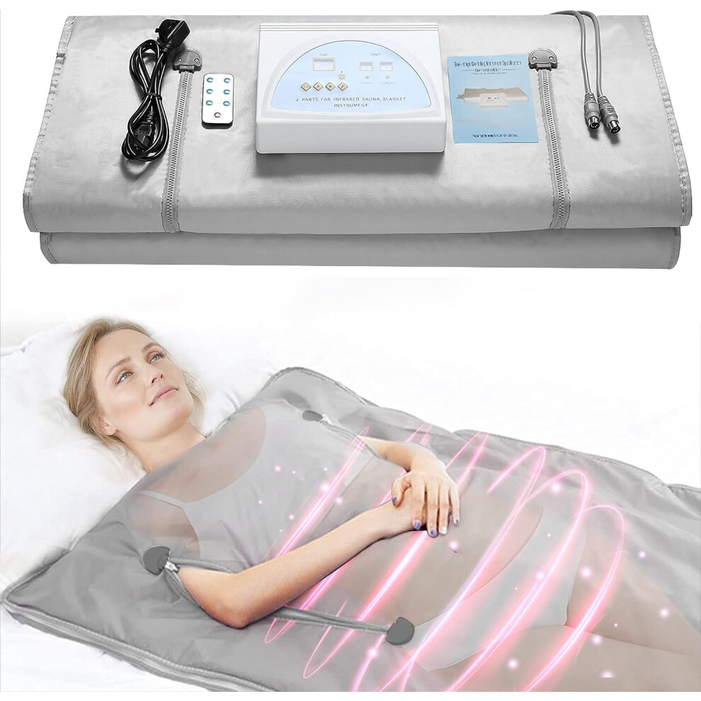 Shenzhenshiwusongmaoyiyouxiangongsi Oxford Infrared Sauna Blanket With Zipper, Far Infrared (Fir) Steam Blanket With Remote Control